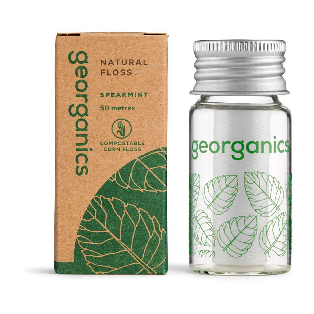 Georganics Natural PLA Floss - Spearmint 50 Meters