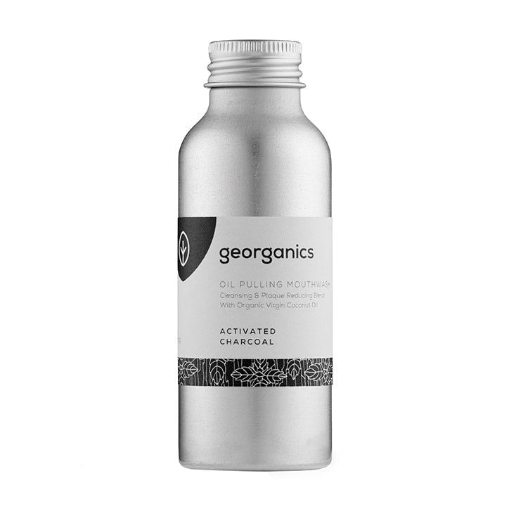 Georganics Oil Pulling Mouthwash - Activated Charcoal