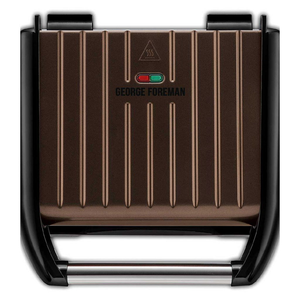 George Foreman Medium Steel Grill, Bronze