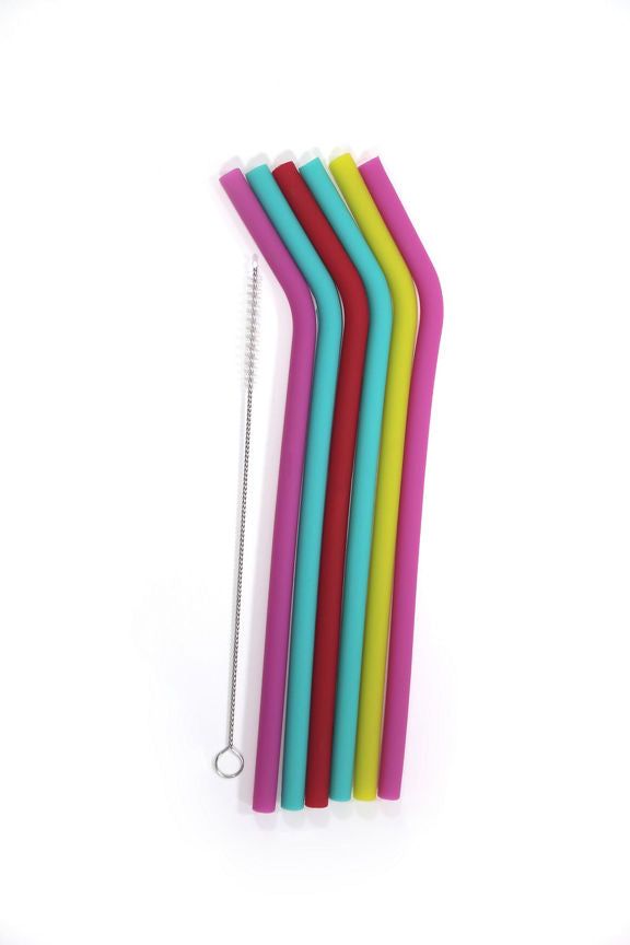 George Home 6pk Silicone Straws