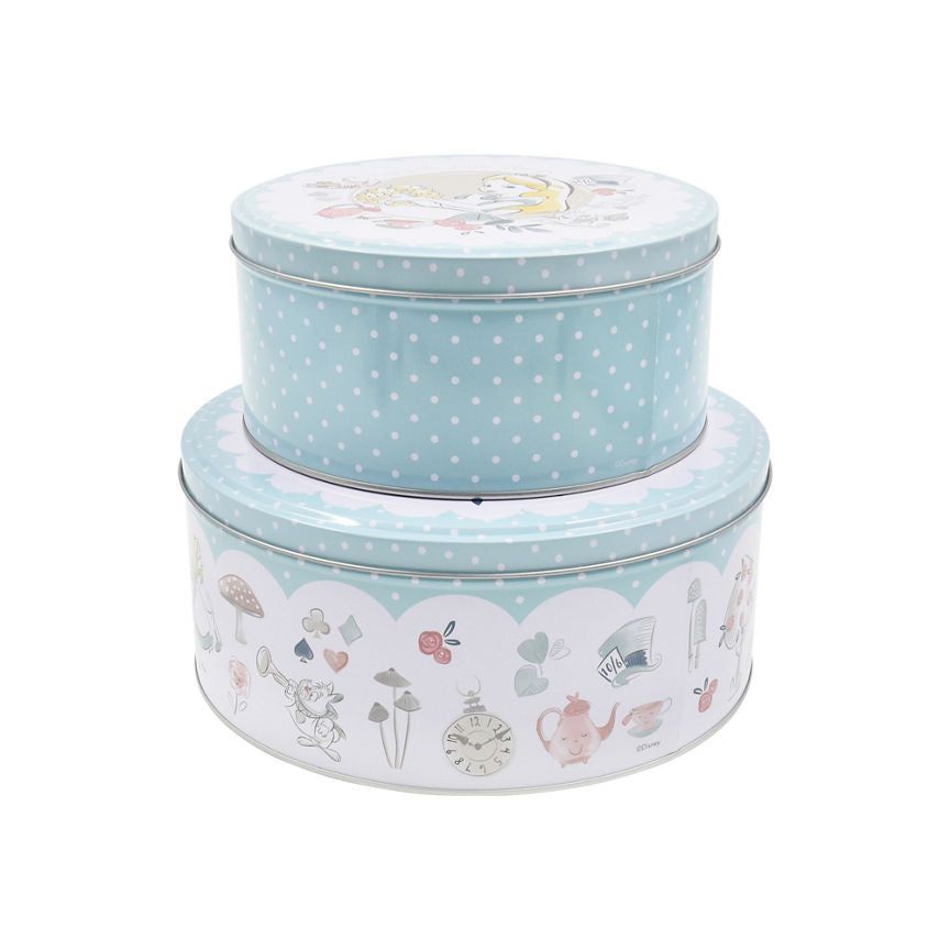 George Home Alice In Wonderland Cake Tins - Set of 2