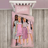 George Home Barbie Single Duvet Set - Single