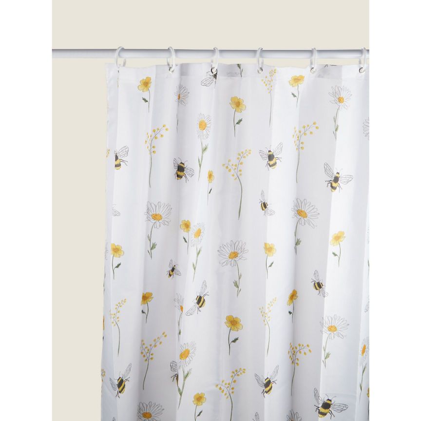 George Home Bee Shower Curtain