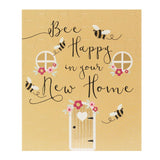 George Home Bee Themed New Home Card