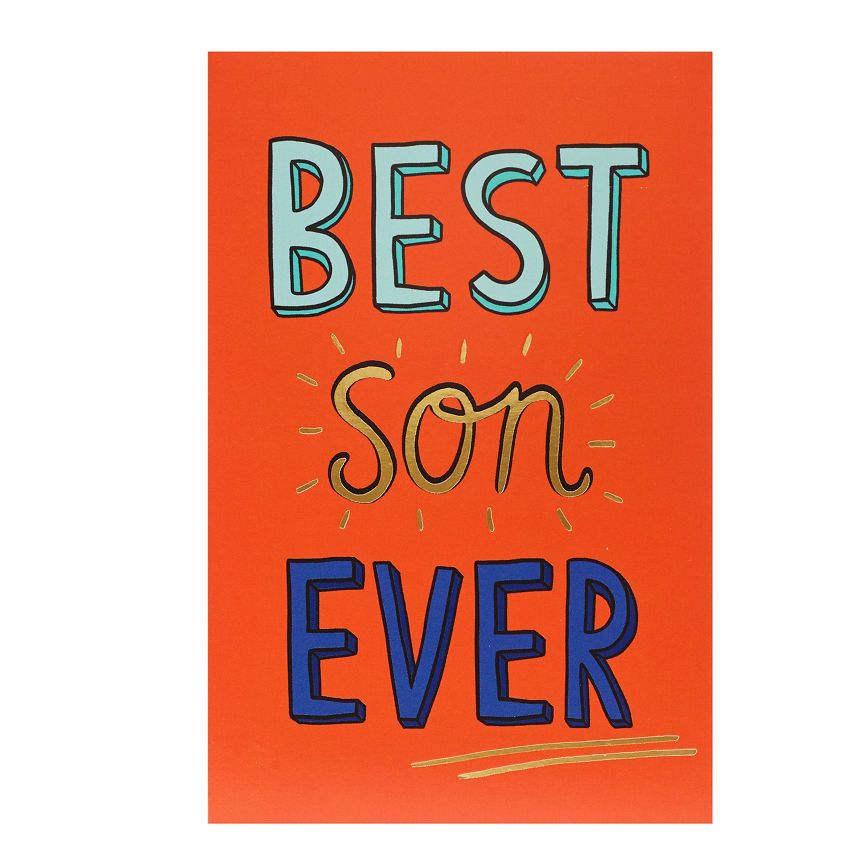 George Home Best Ever Son Birthday Card