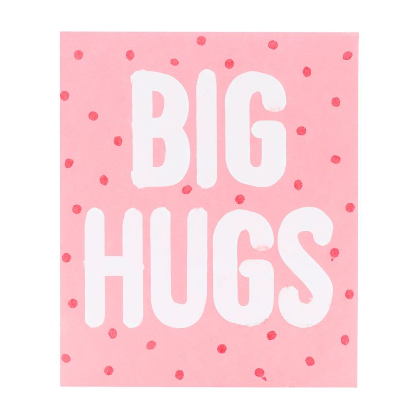 George Home Big Hugs Typography Thinking of You Card