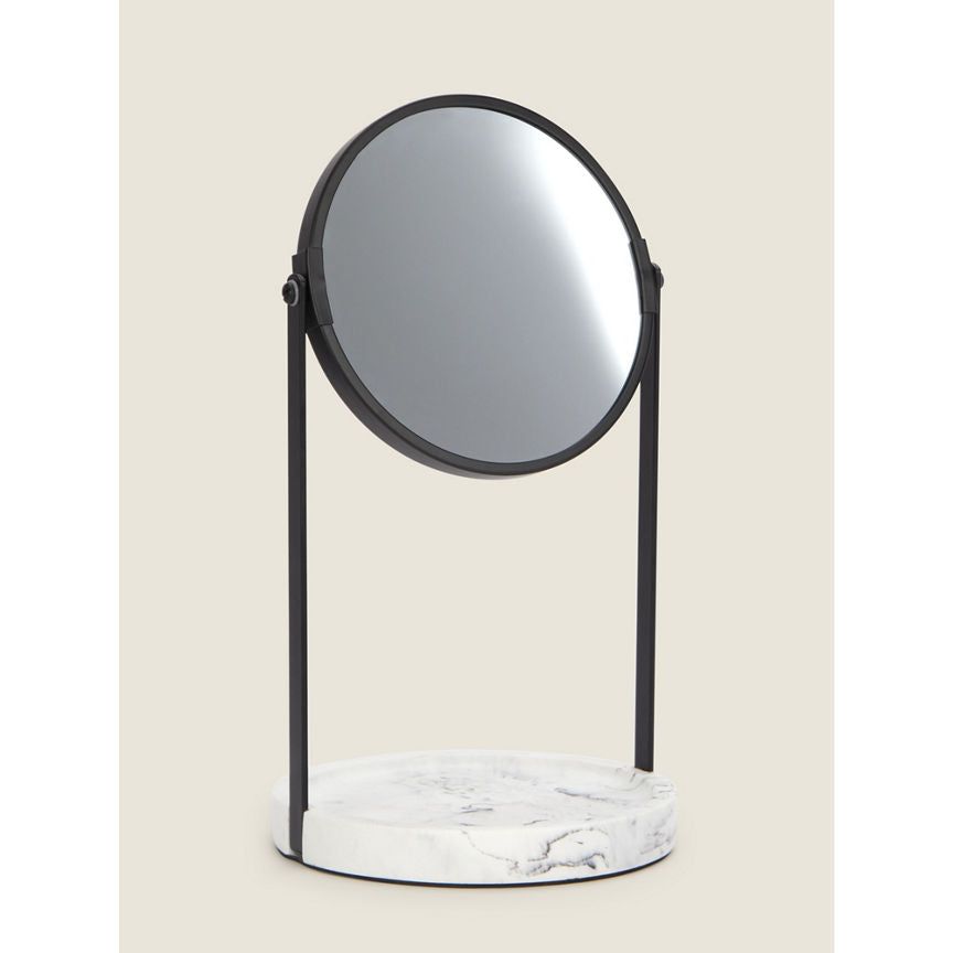 George Home Black Marble Base Bathroom Mirror