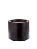 George Home Black Wooden Planter