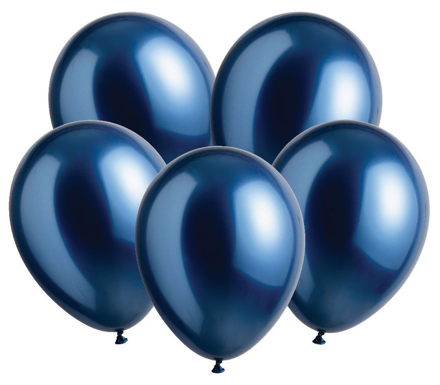 George Home Blue Metallic Balloons