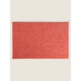 George Home Chenille Bath Mat - Coral