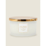 George Home Classic White Woods and Tonka Bean Triple Wick Candle