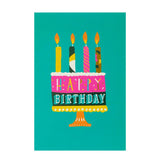 George Home Colourful Cake Birthday Card