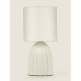 George Home Cream Mini Scallop Table Lamp