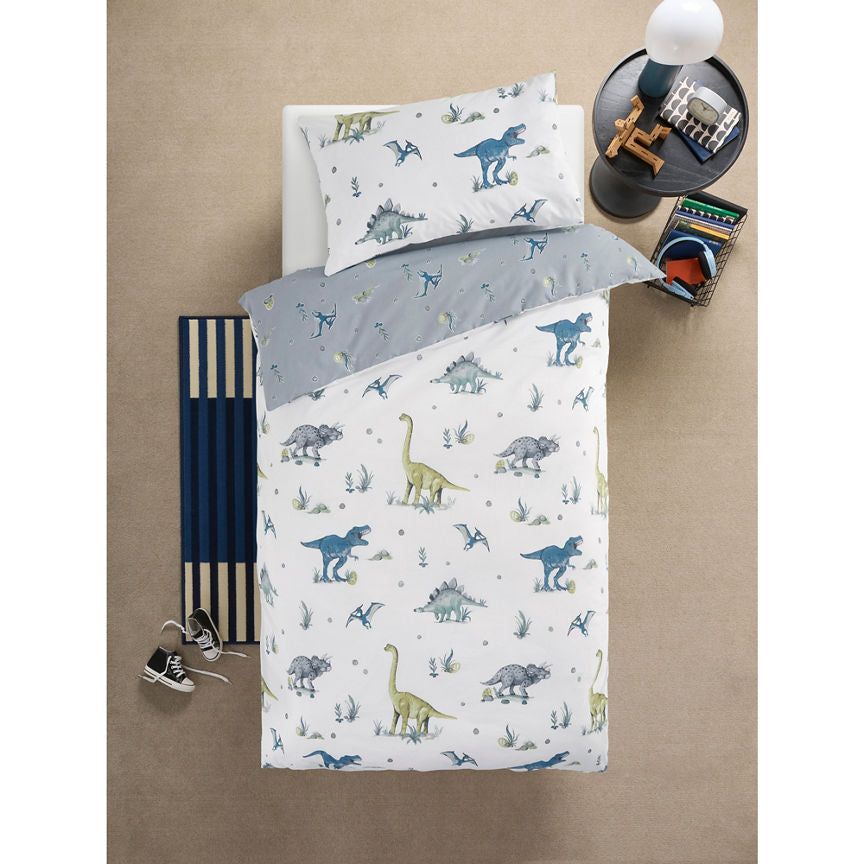 George Home Dino Reversible Duvet Set