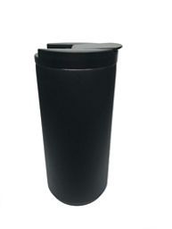 George Home Double Wall Slim Travel Tumbler Black 400ml