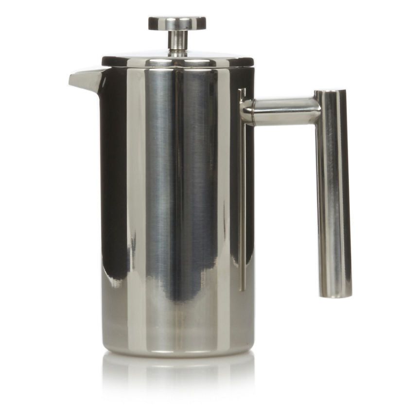 George Home Double Walled Stainless Steel Cafetiere