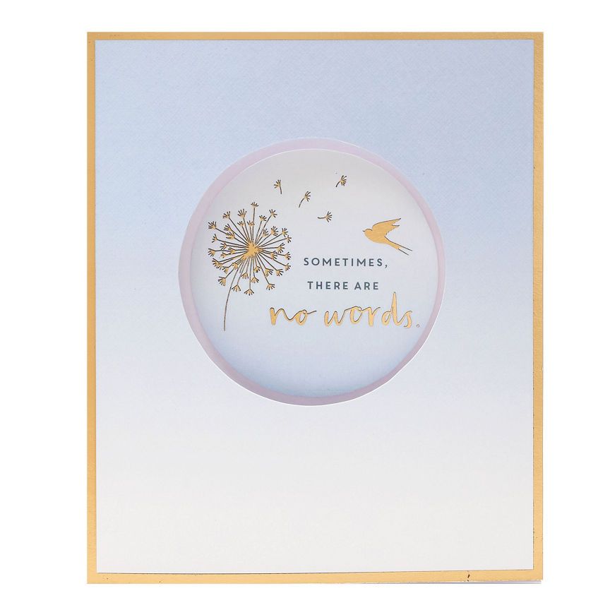 George Home Dove and Flower Sympathy Card