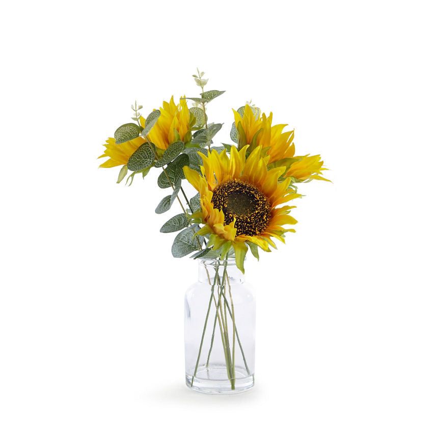 George Home Faux Sunflower Arrangement