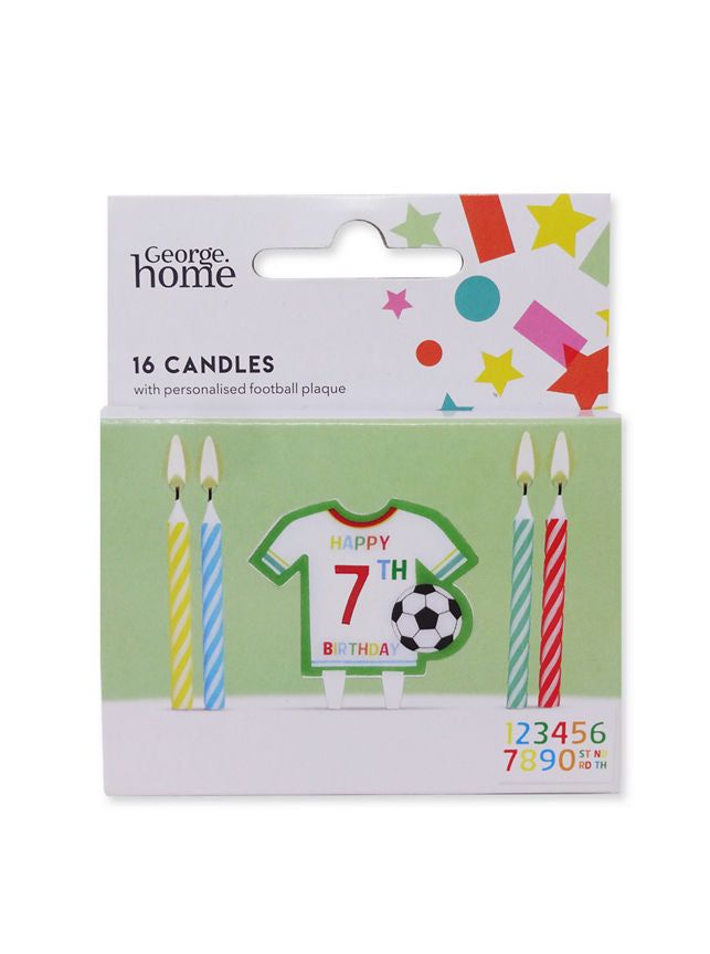 George Home Football Plaque Candles