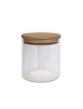 George Home Glass Canister With Wooden Lid 750ml