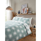 George Home Green Sun Icon Riviera TENCEL&amp;trade; Reversible Duvet Set - Double