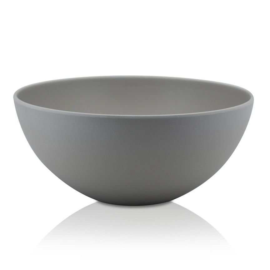 George Home Grey Bamboo Bowl 10 Inches