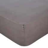 George Home Grey Fitted Sheet - Double