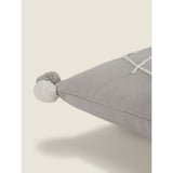 George Home Grey Forever Love Slogan Cushion