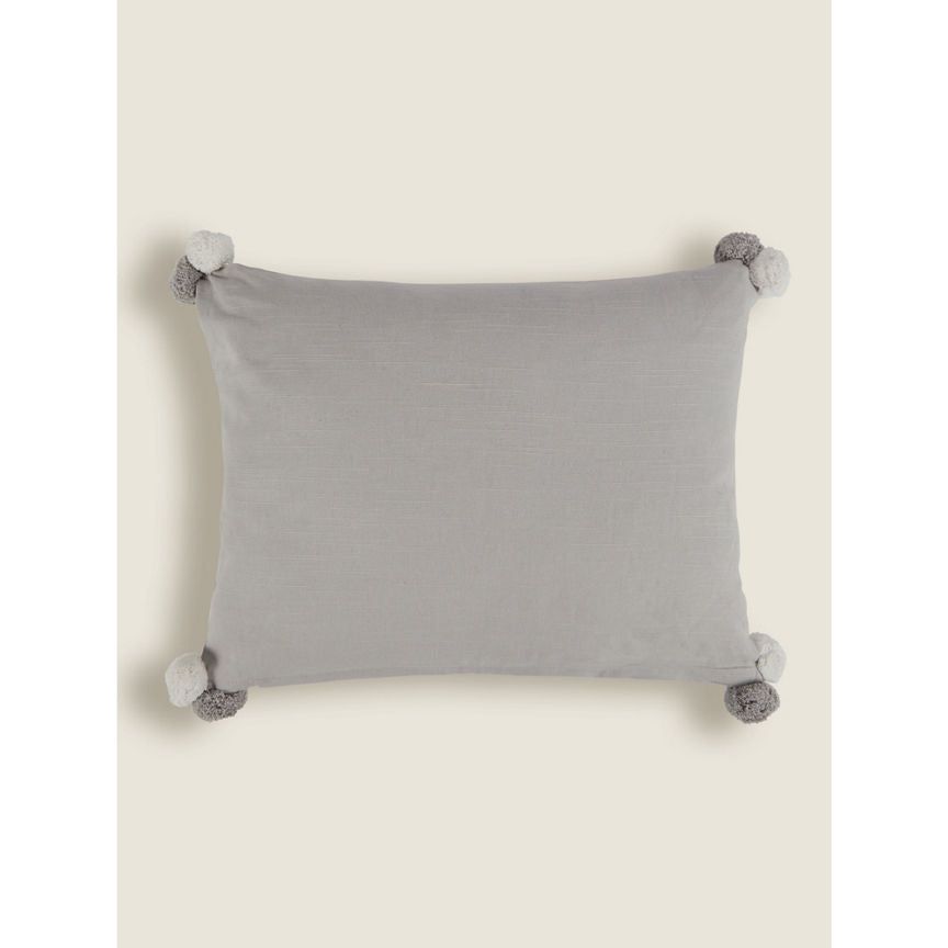 George Home Grey Forever Love Slogan Cushion