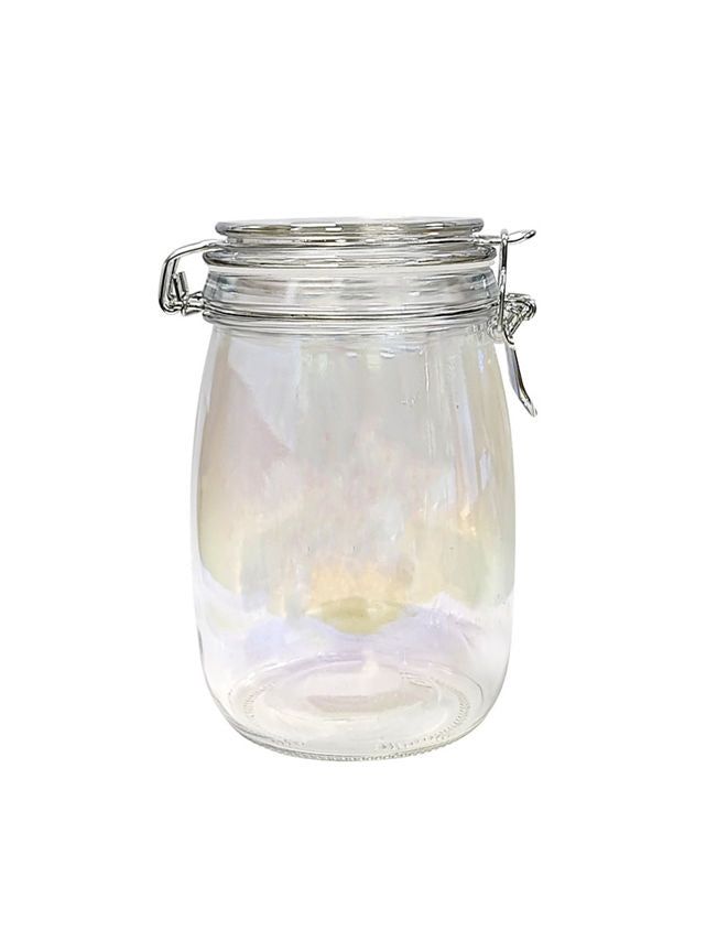 George Home Iridescent Clip Lid Canister