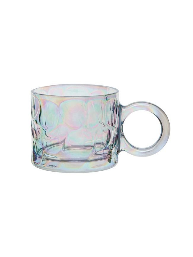 George Home Iridescent Dimple Glass Tea Mug