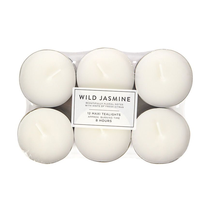 George Home Jasmine Maxi Tealights 12pk