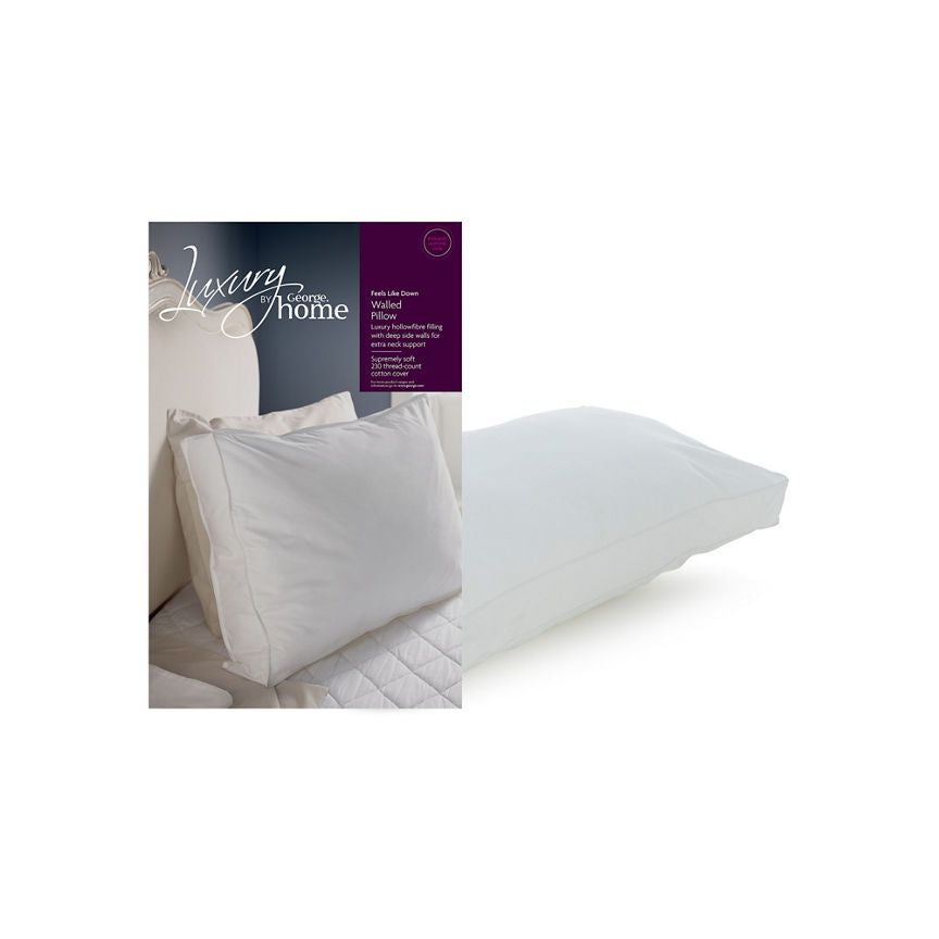 George Home Luxury Walled Firm Support Pillow