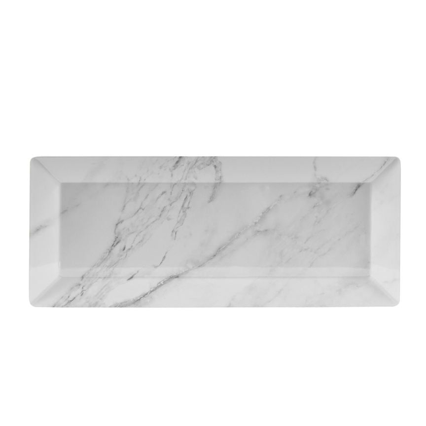 George Home Marble Effect Melamine Sandwich Platter