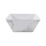 George Home Marble Effect Square Melamine Bowl Large