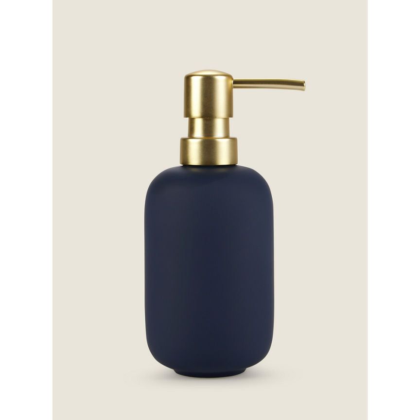 George Home Matte Navy Soap Dispenser