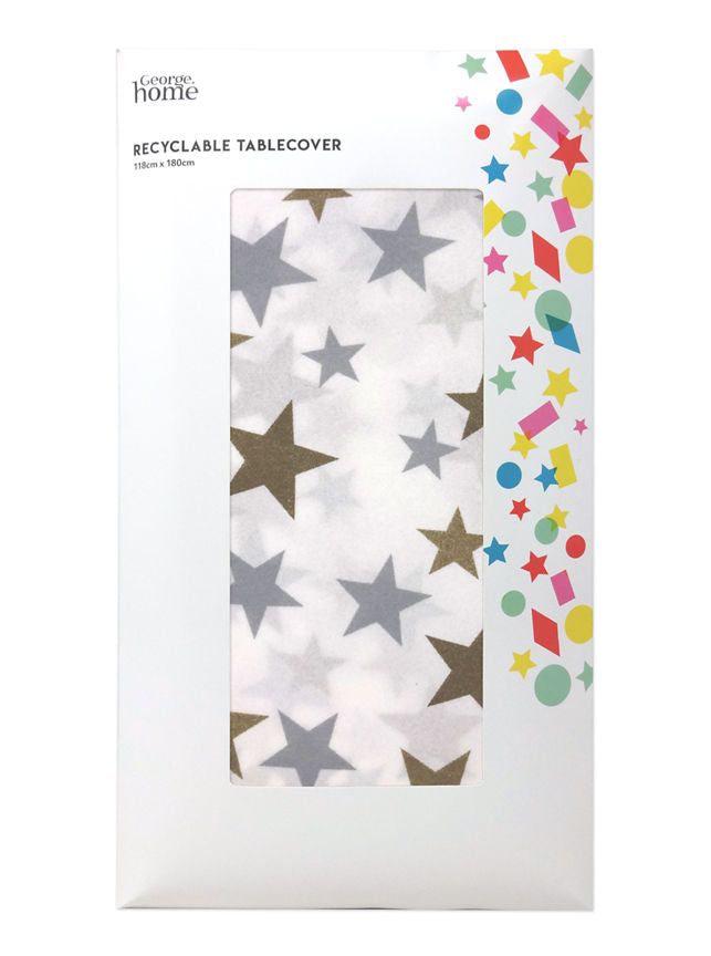 George Home Metallic Star Tablecover