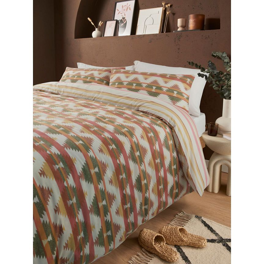 George Home Navajo Reversible Duvet Set - Single