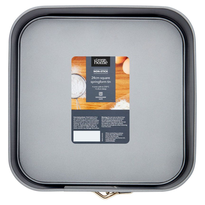 George Home Non-Stick Square Springform Tin