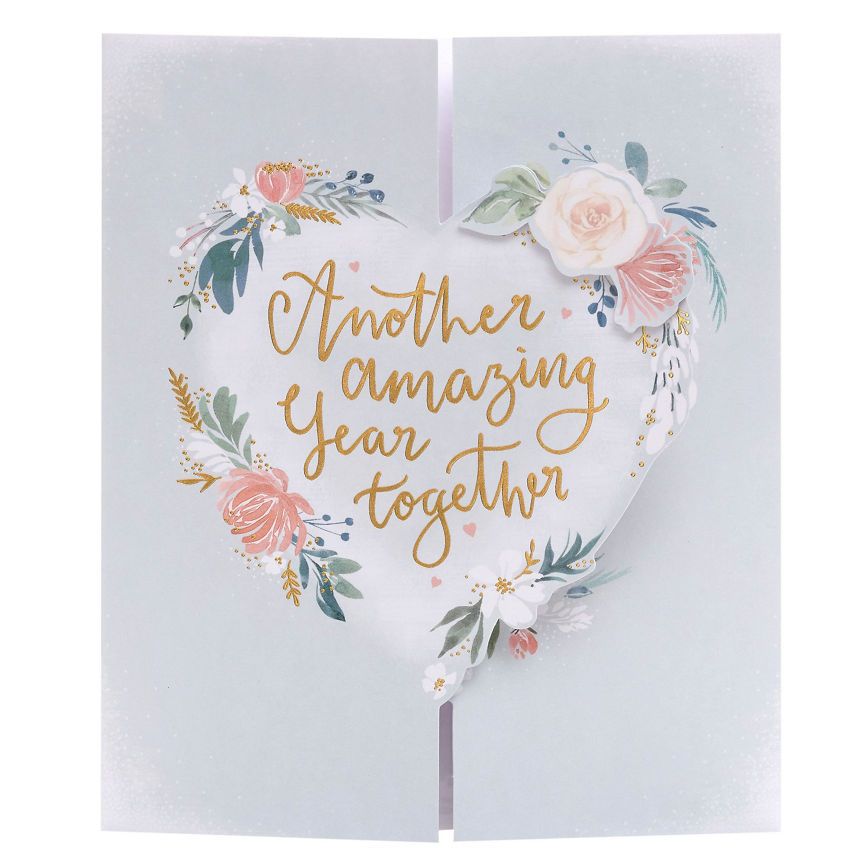 George Home On Your Wedding Anniversary Card