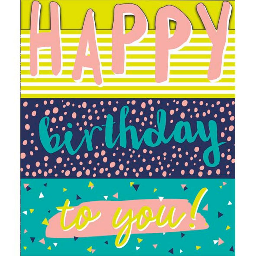 George Home Open Birthday Card