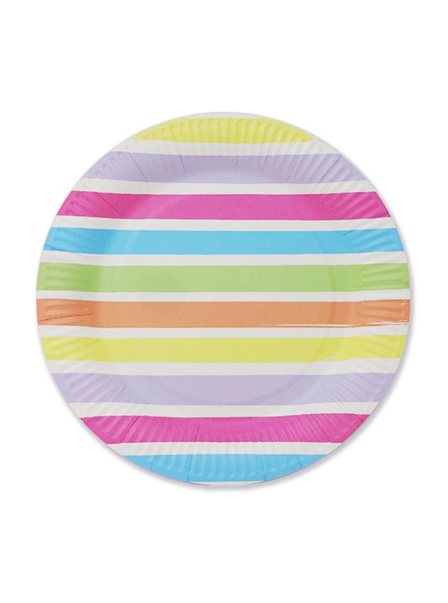 George Home Pastel Stripe Plates