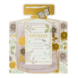 George Home Perfume Bottle Birthday Card