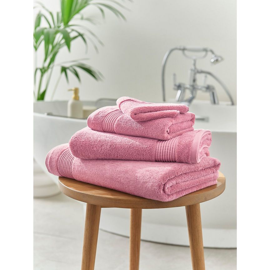 George Home Pink Egyptian Cotton Face Cloth