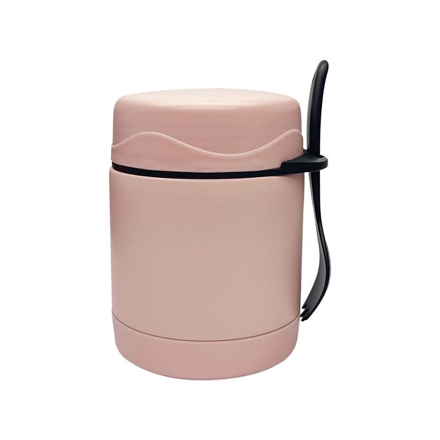 George Home Pink Food Flask with Spoon