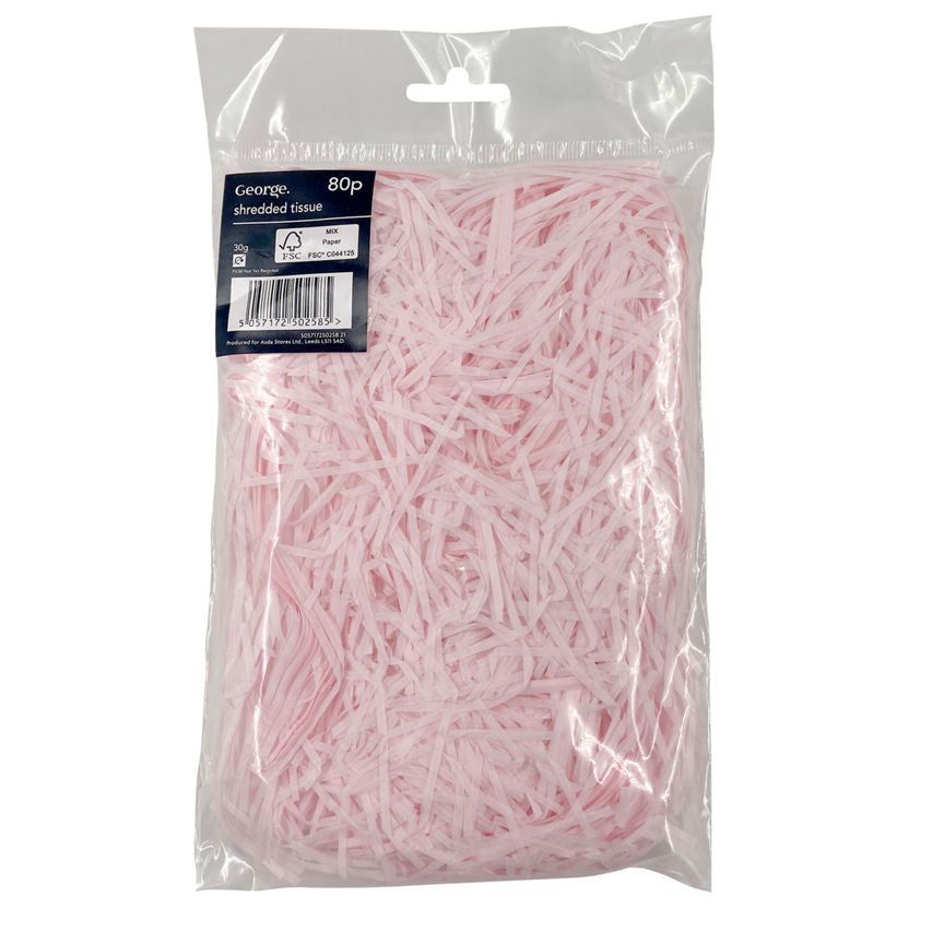 George Home Pink Shredded Tissue Paper