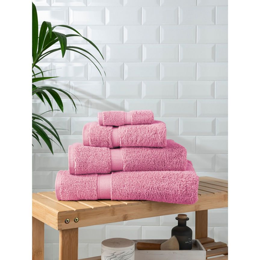 George Home Pink Super-Soft Cotton Face Cloth