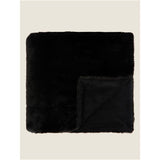 George Home Plain Faux Fur Throw