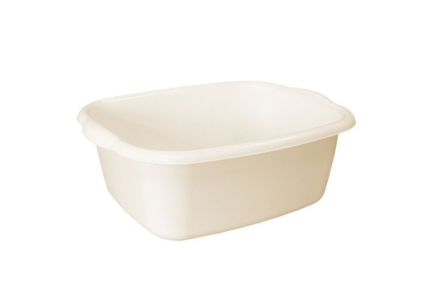 George Home Plastic Washing Up Bowl Cream