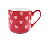 George Home Red Hearts Single Mug